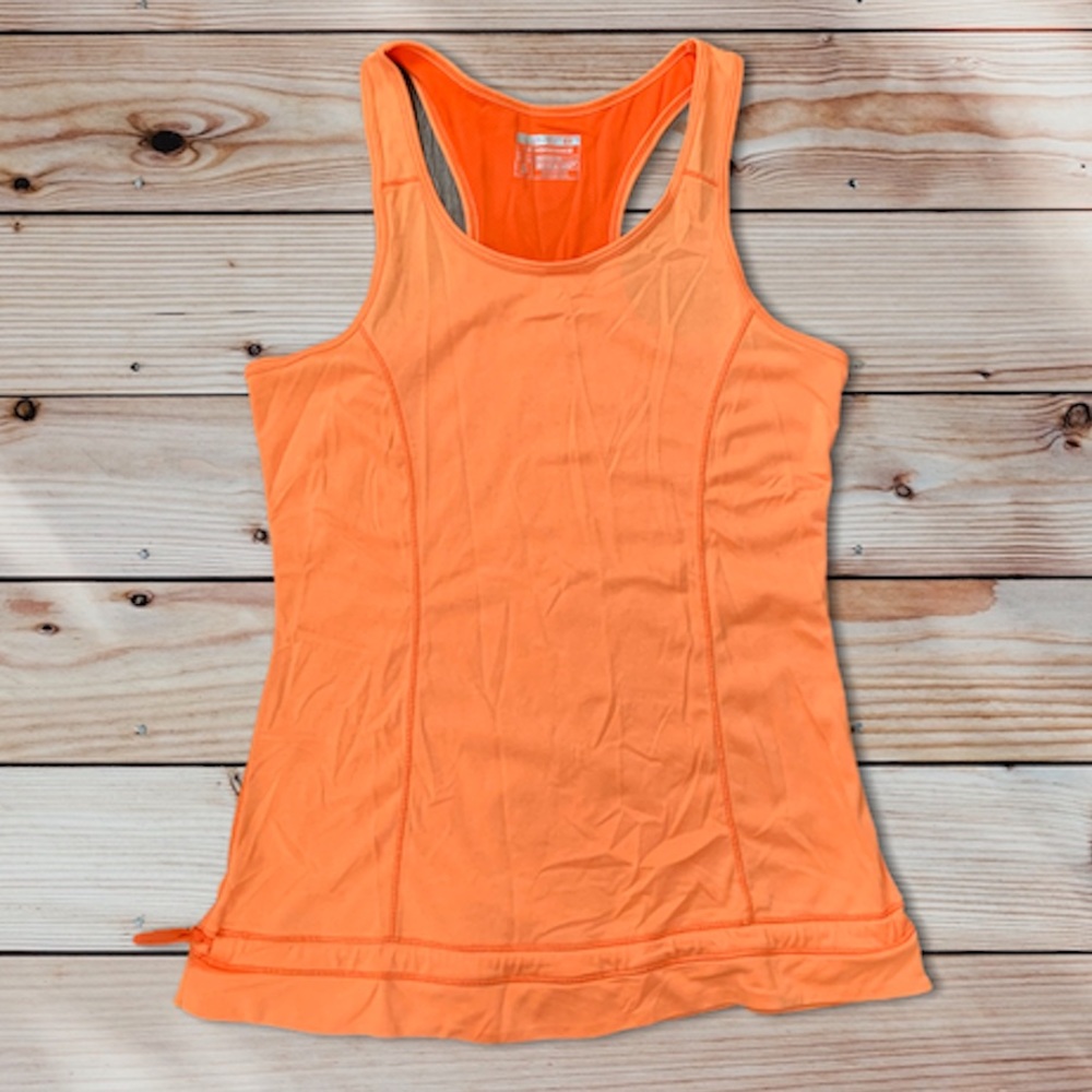 NWOT Layer 8 Workout Orange Tank Top Small